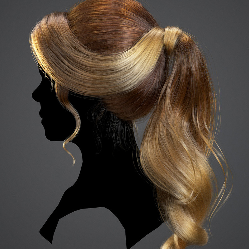 Gnomon (CREATING A FEMALE HAIRSTYLE FOR PRODUCTION WITH MAYA XGEN)
