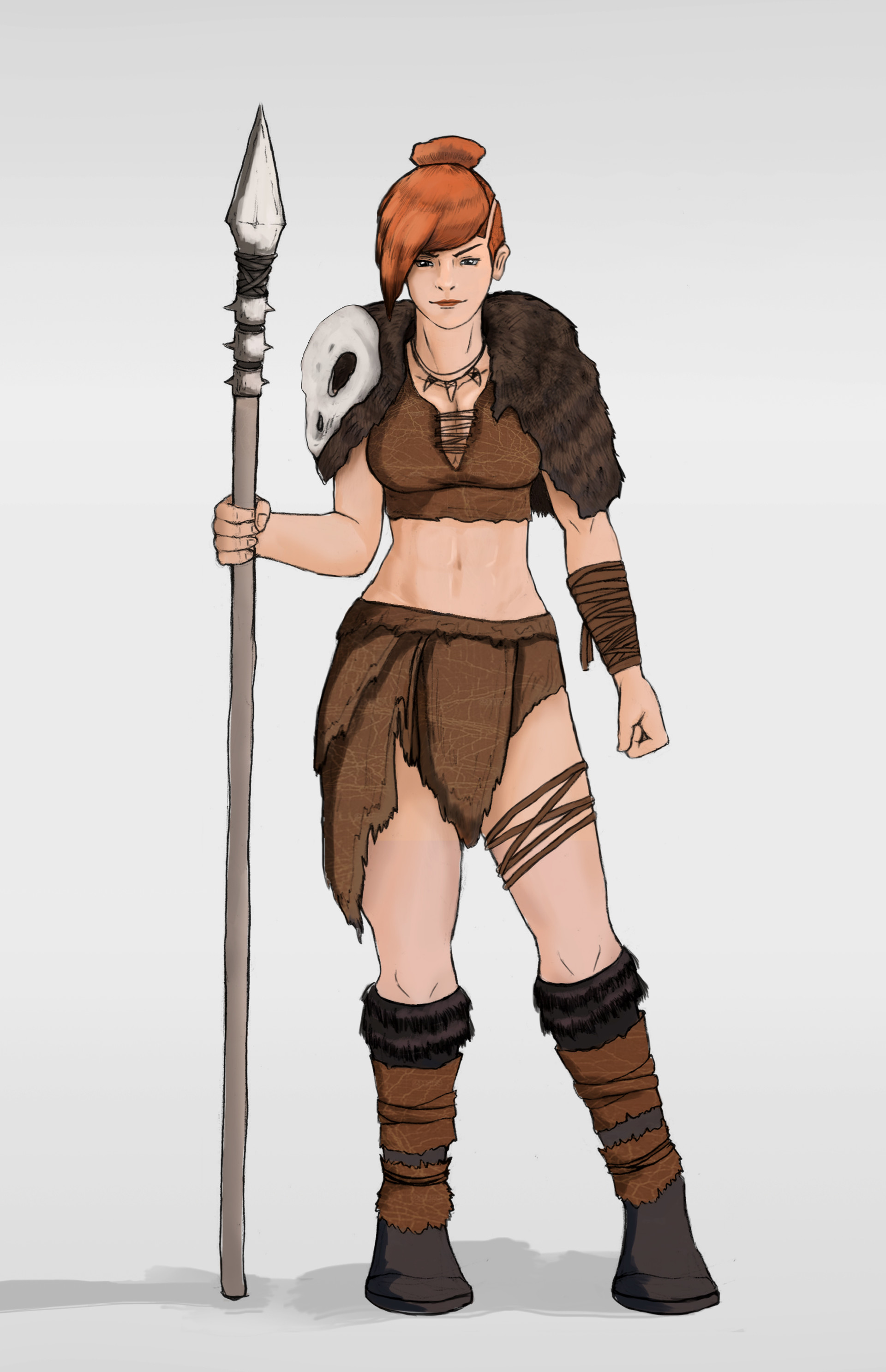 artstation female barbarian nelson setiadi artstation female barbarian nelson setiadi