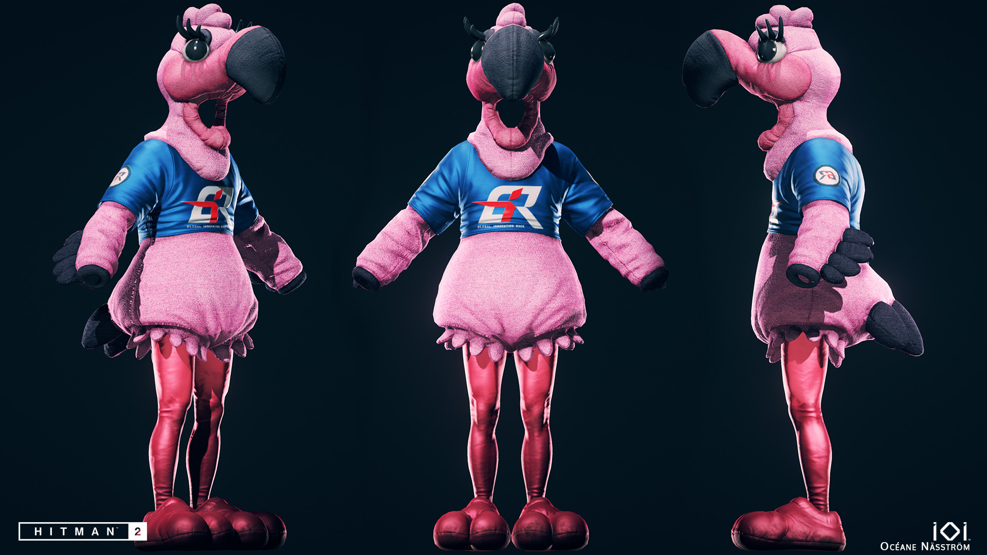 Oceane Nasstrom Flamingo Outfit Like, literally dozens and dozens of flamingo suits. oceane nasstrom flamingo outfit