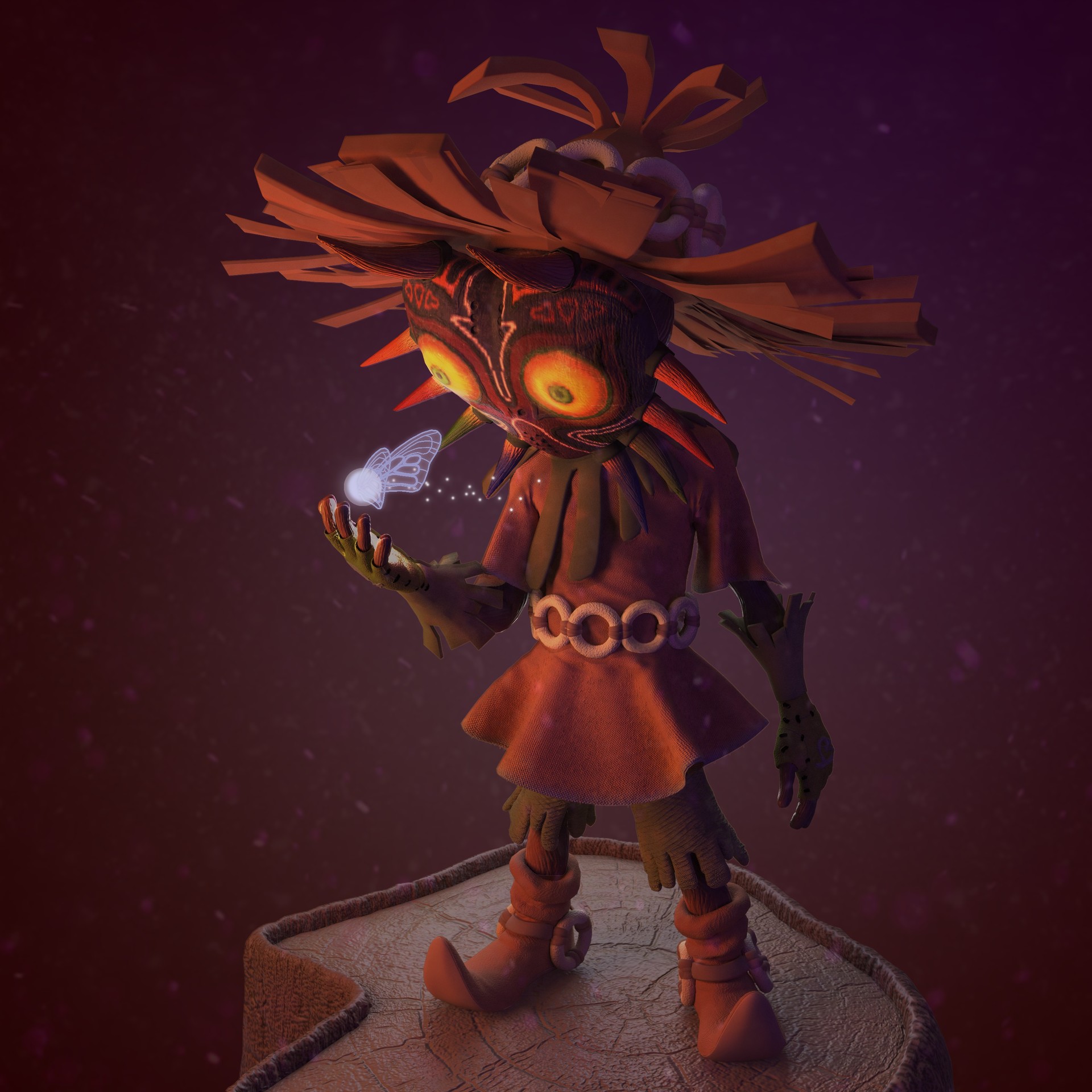Artstation Skull Kid Zelda Majora S Mask Felipe Vasconcelos