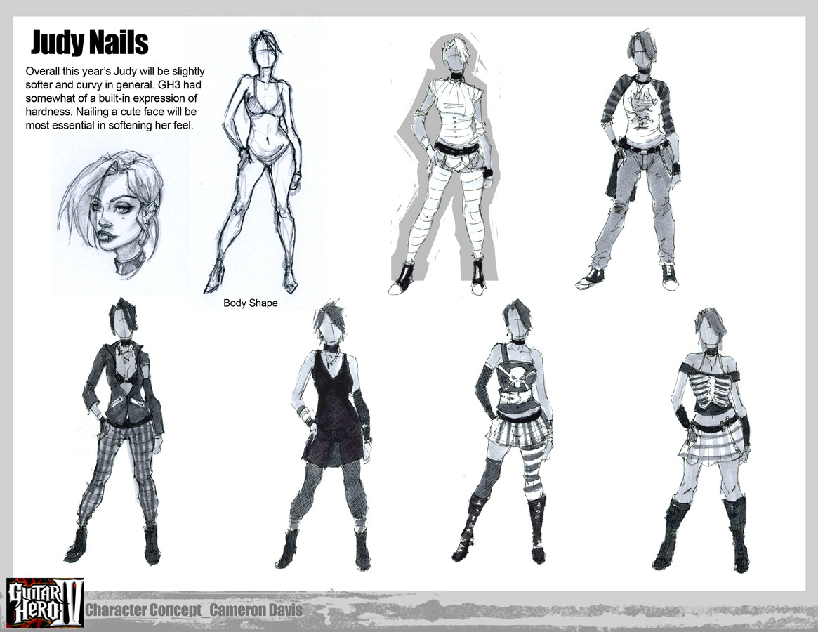 Judy Nails costume design