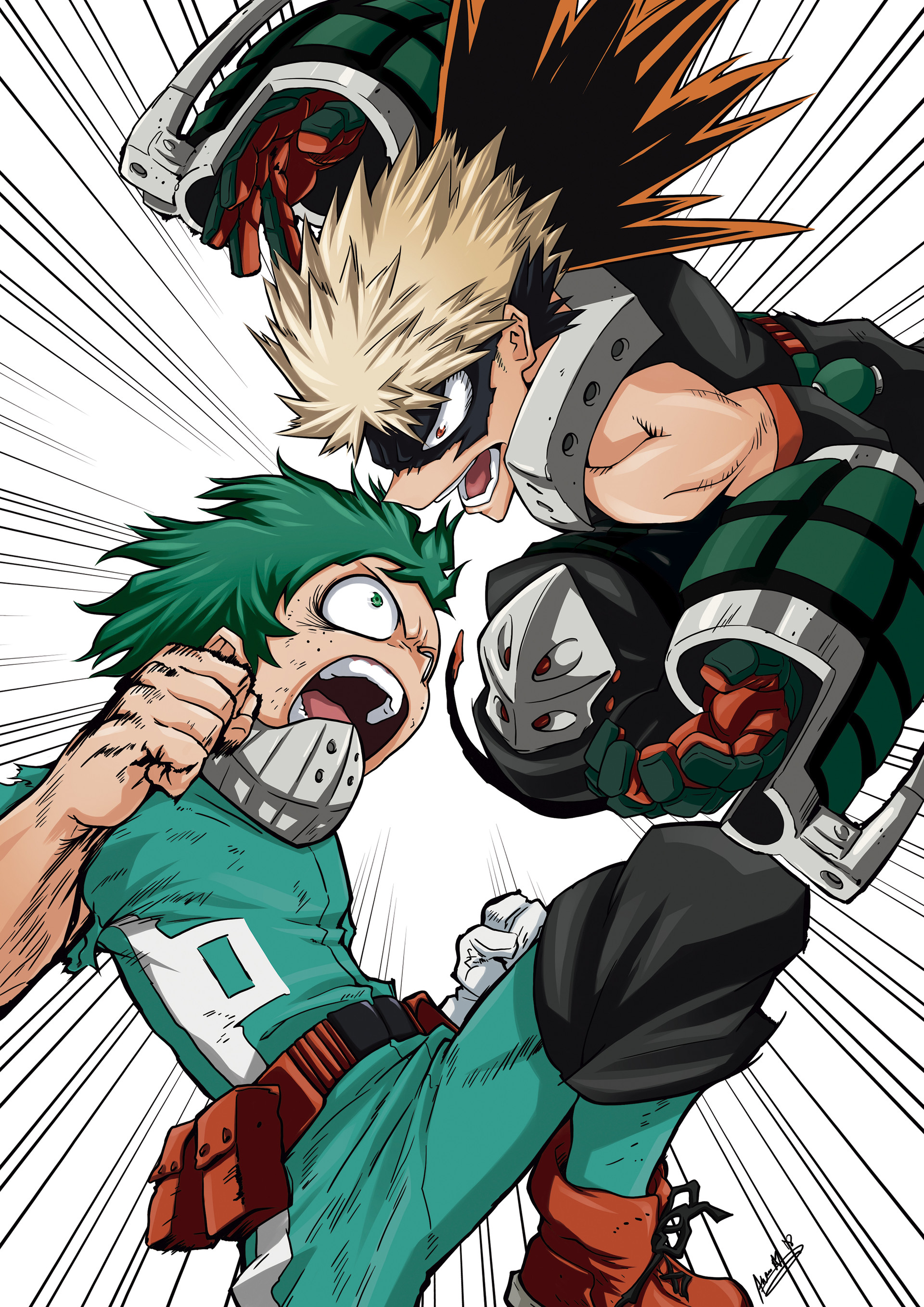 Featured image of post The Best 29 Deku And Bakugo Fight Fanart