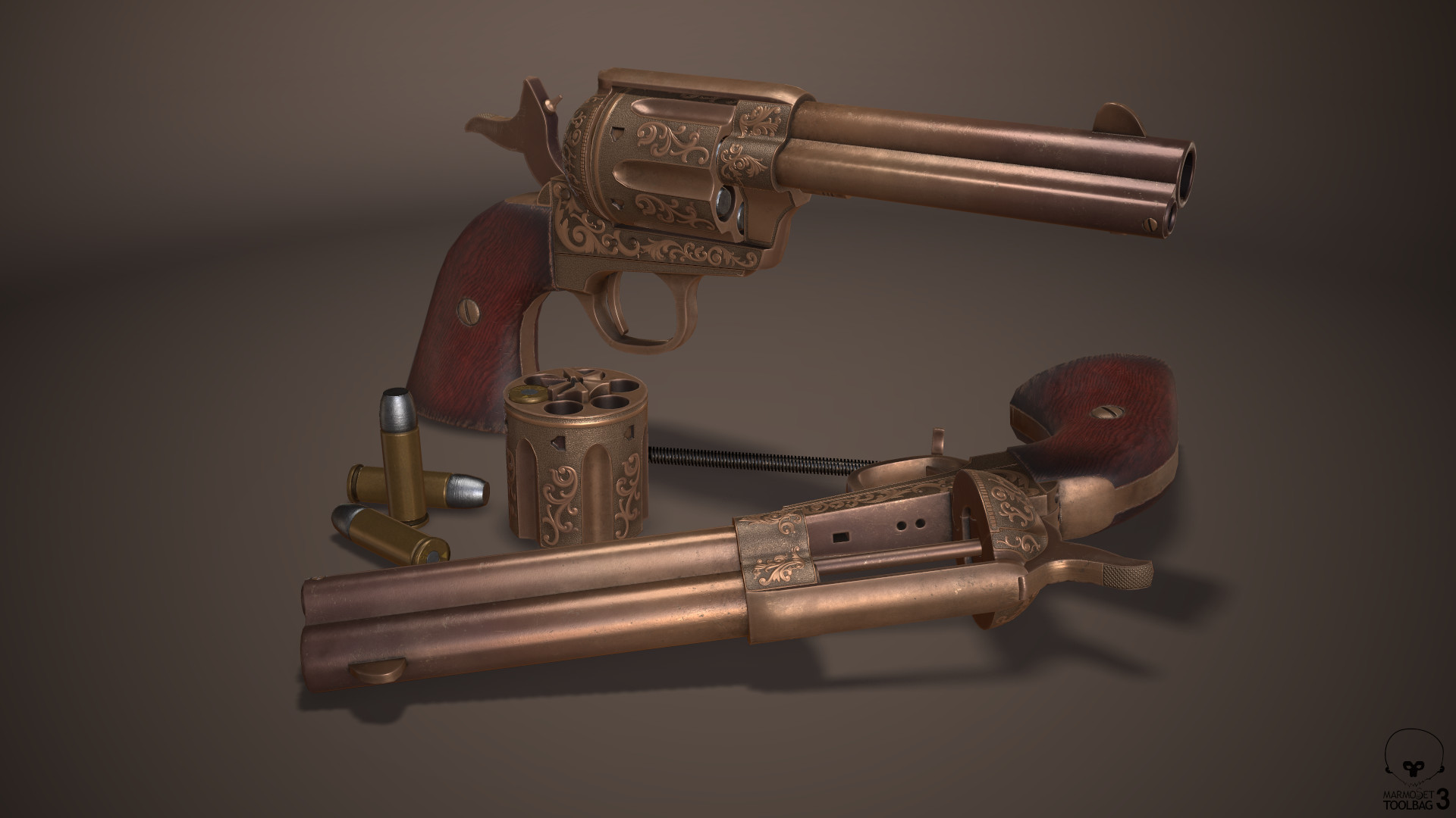 高い品質 HUDSON COLT PEACEMAKER ホルスターセット トイガン - www