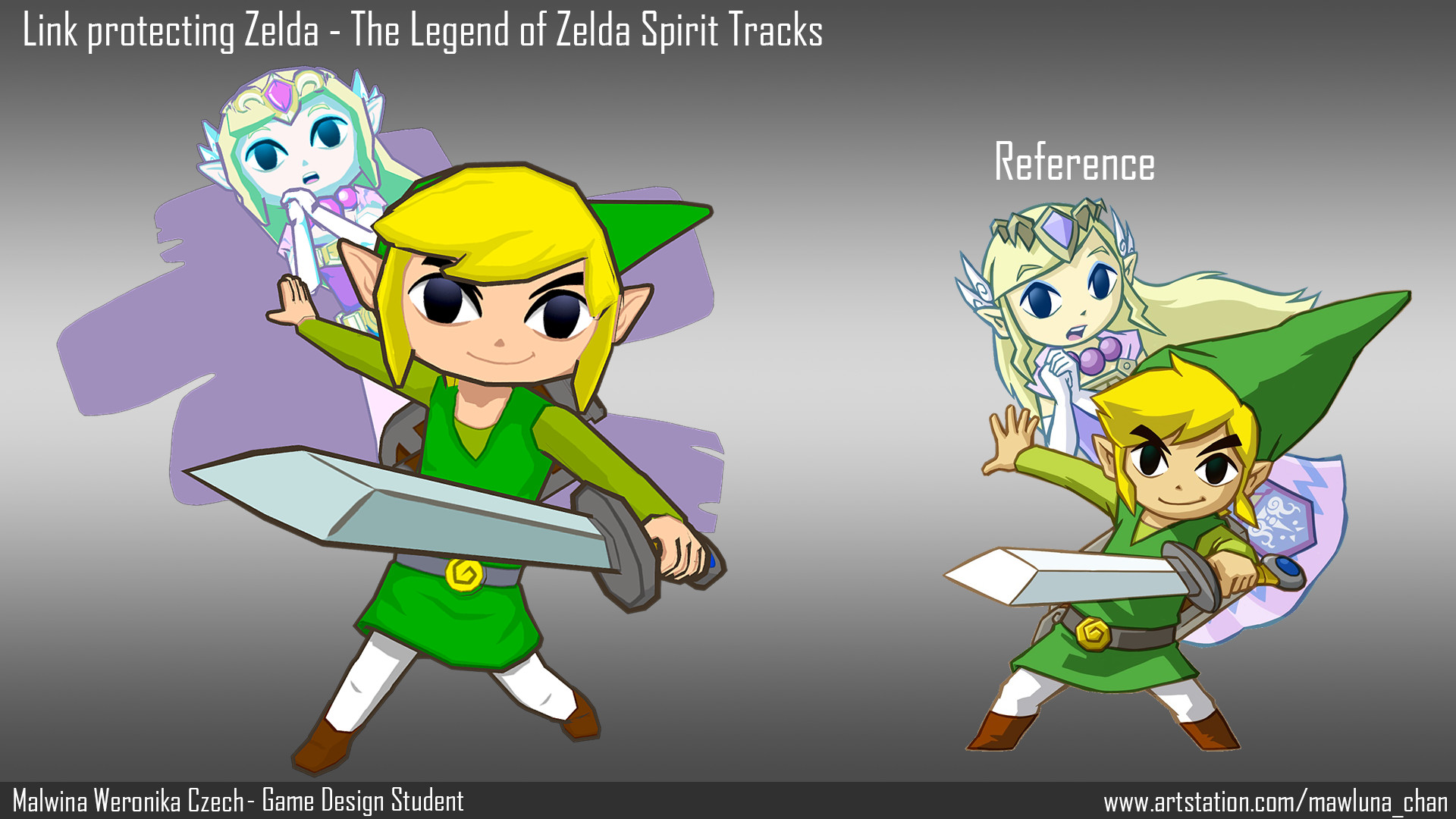 Artstation The Legend Of Zelda Spirit Tracks Fanarts