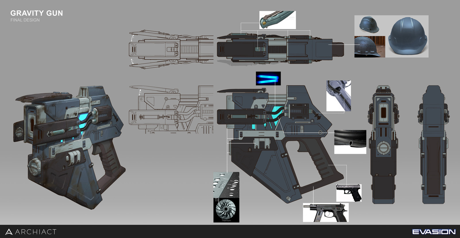 Final Gravity weapon concept.