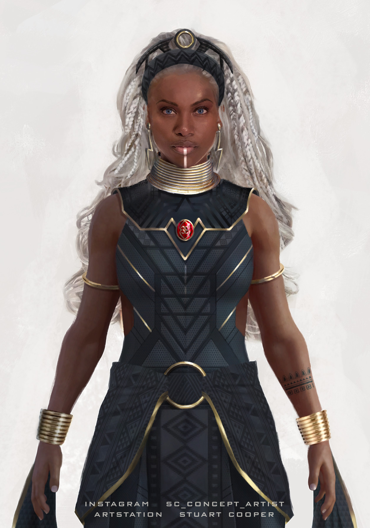Artstation Storm X Men Character Concept Stuart Cooper