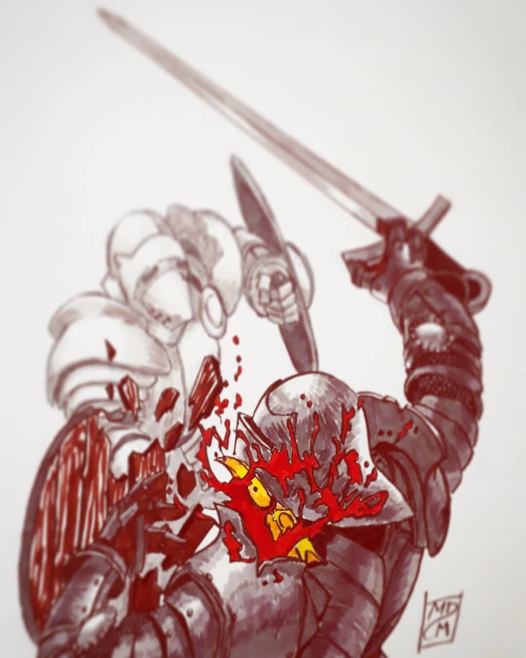20th day's prompt is: "Breakable" Sometimes the right weapon choice can male the difference between life and death 