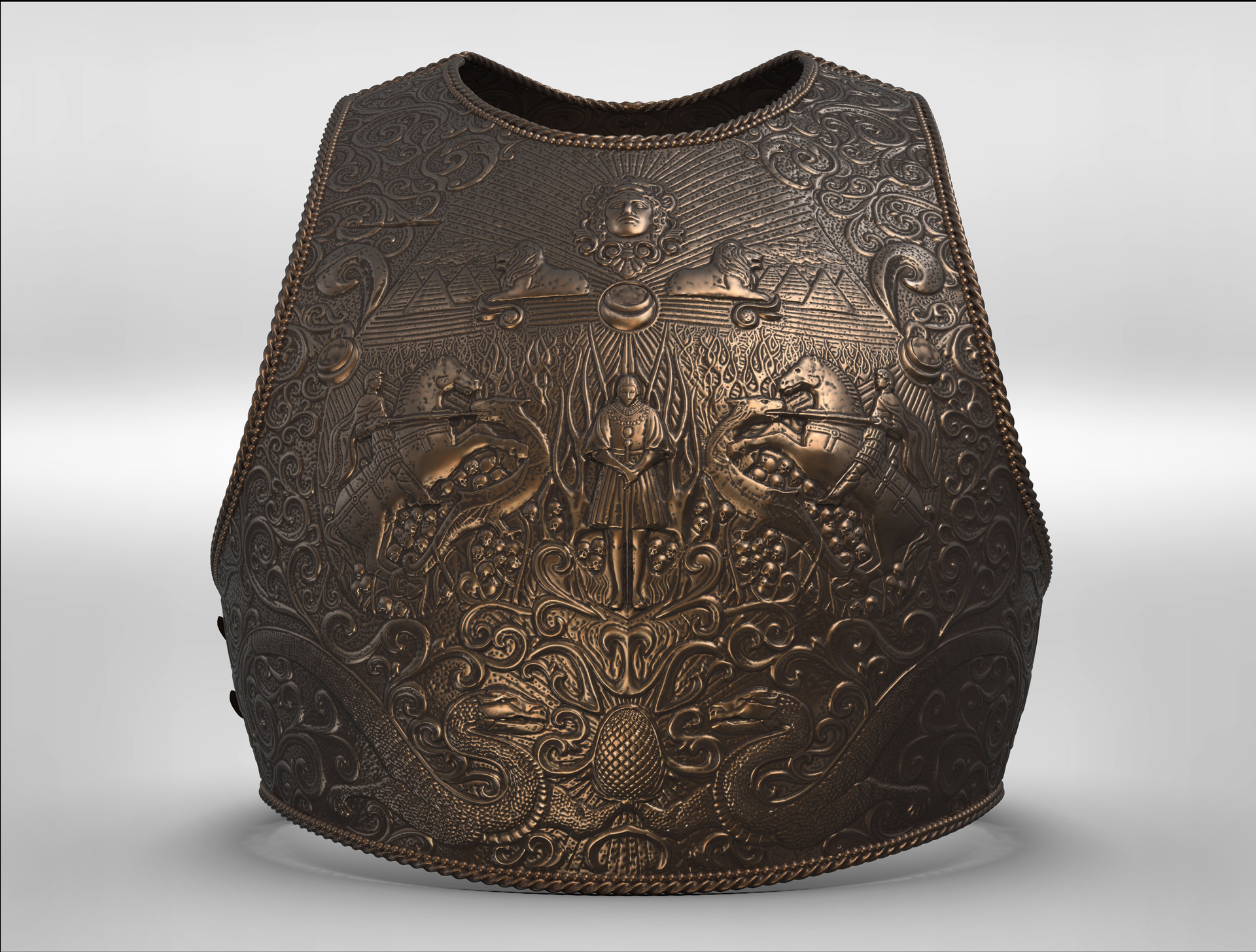 ArtStation Medieval Chest Plate Armour