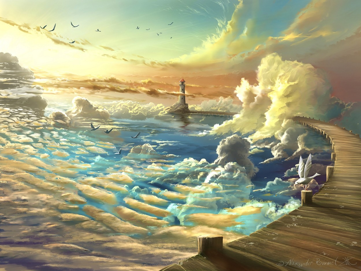 On Shore of the Sky