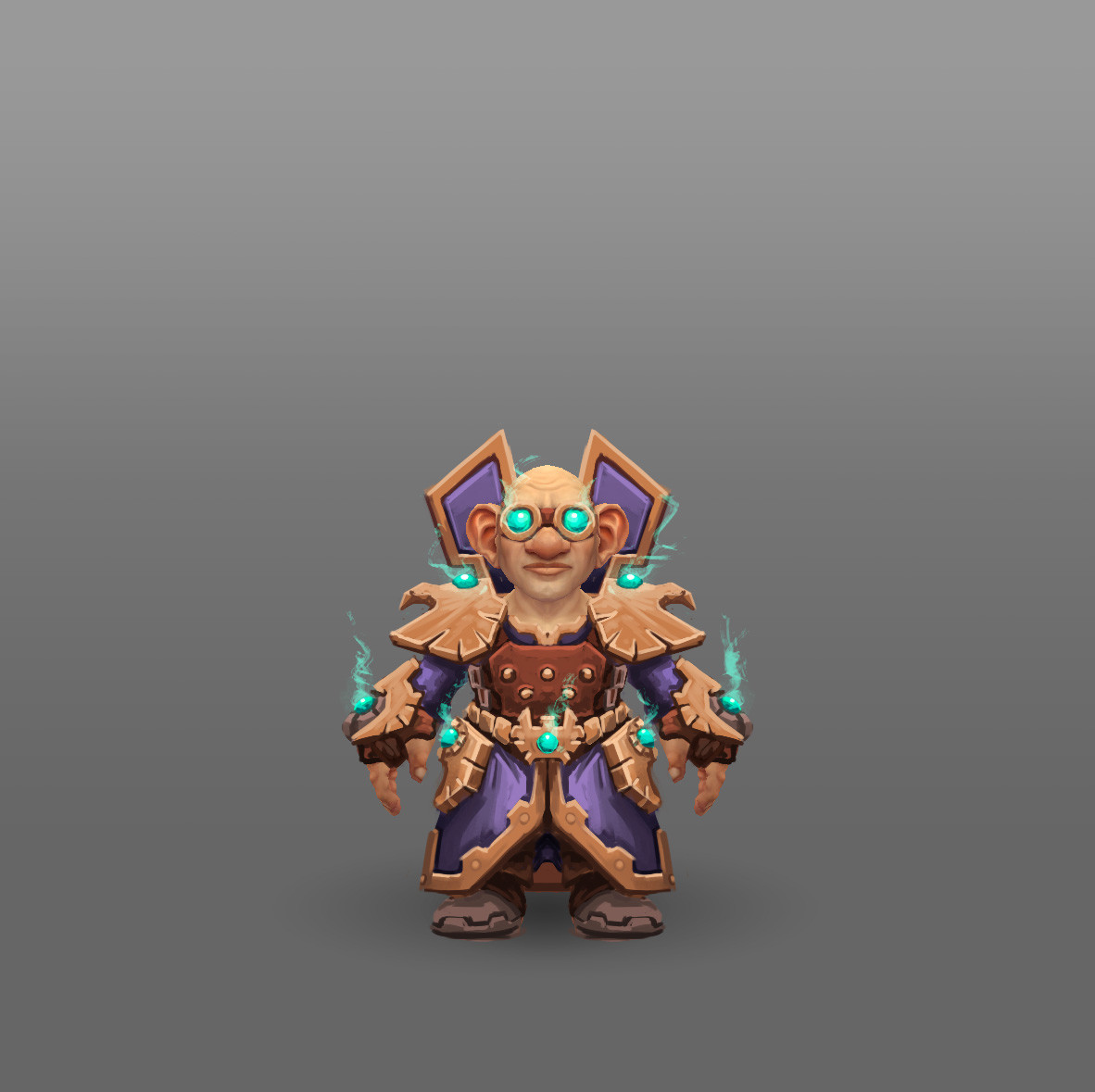 Mage
Back when designing this, I wanted to create a magister type of set with a gnomish flair