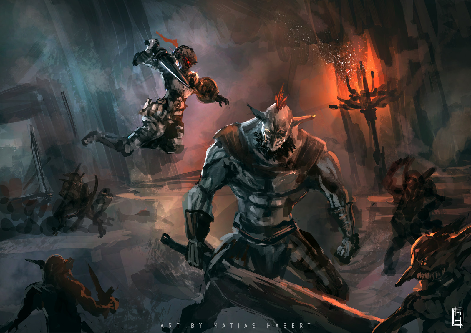 Artstation Goblin Slayer Vs Goblin Champion Matias Habert Goblinslayer goblin slayer anime goblins plzdontremovethis malereader crossover fantasy ln gore lightnovel harem light adventure novel team party priestess action. artstation goblin slayer vs goblin