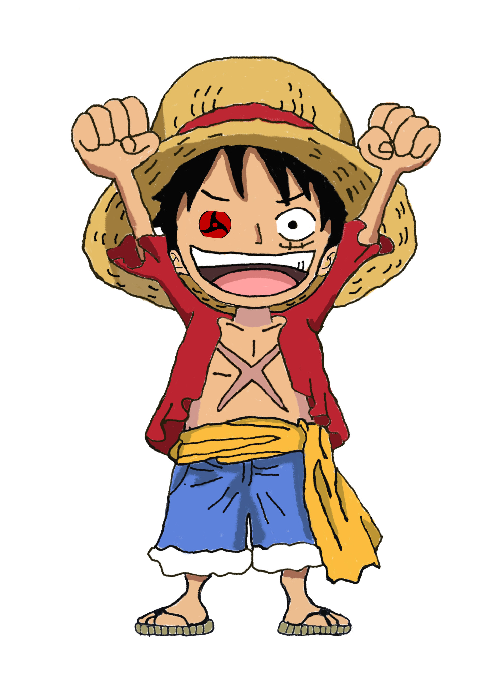 ArtStation - One Piece Luffy Drawing