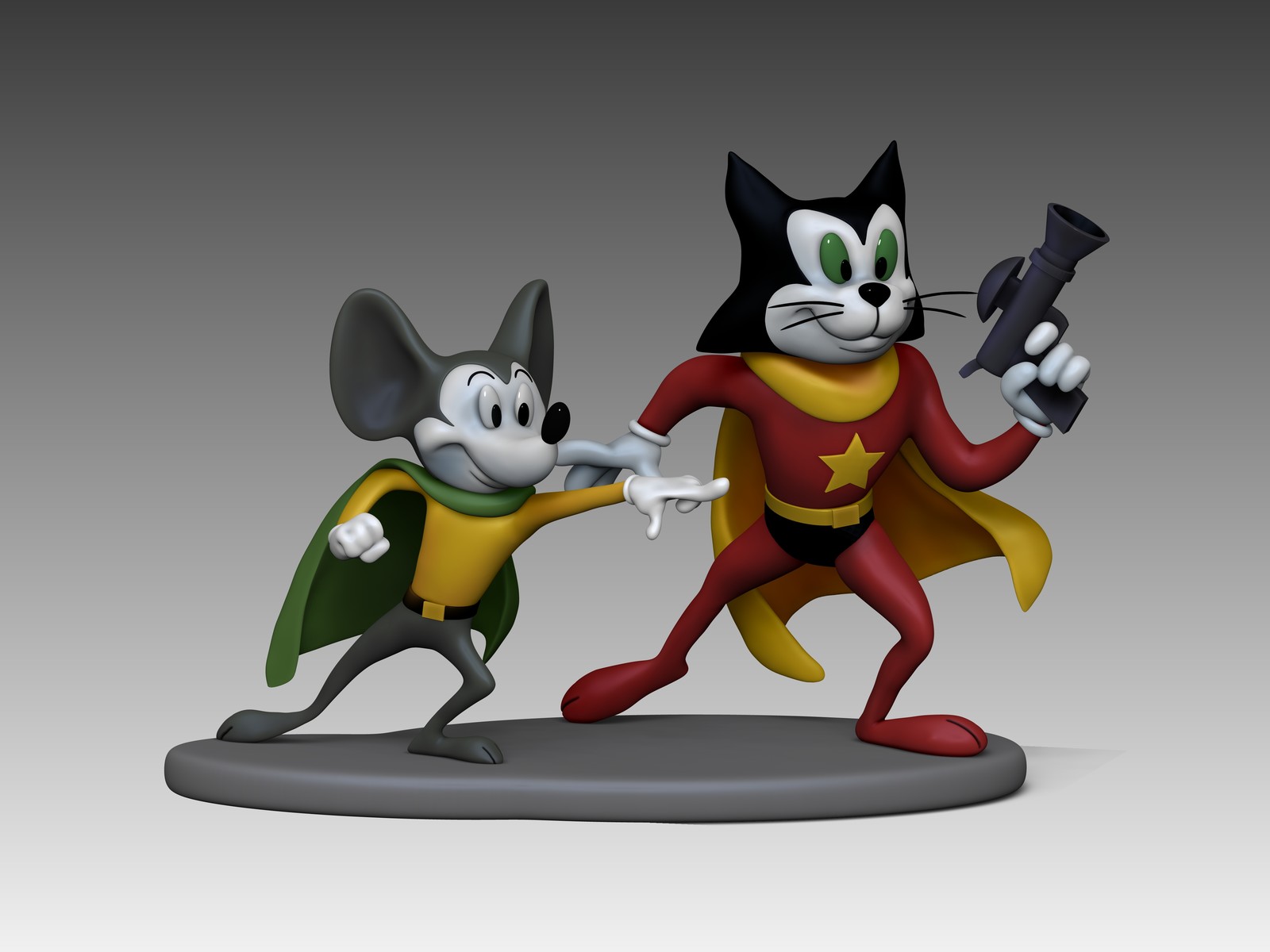 Tony Cipriano COURAGEOUS CAT MINUTE MOUSE