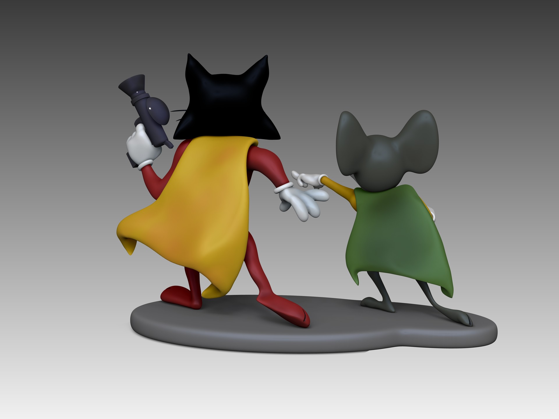 Tony Cipriano COURAGEOUS CAT MINUTE MOUSE