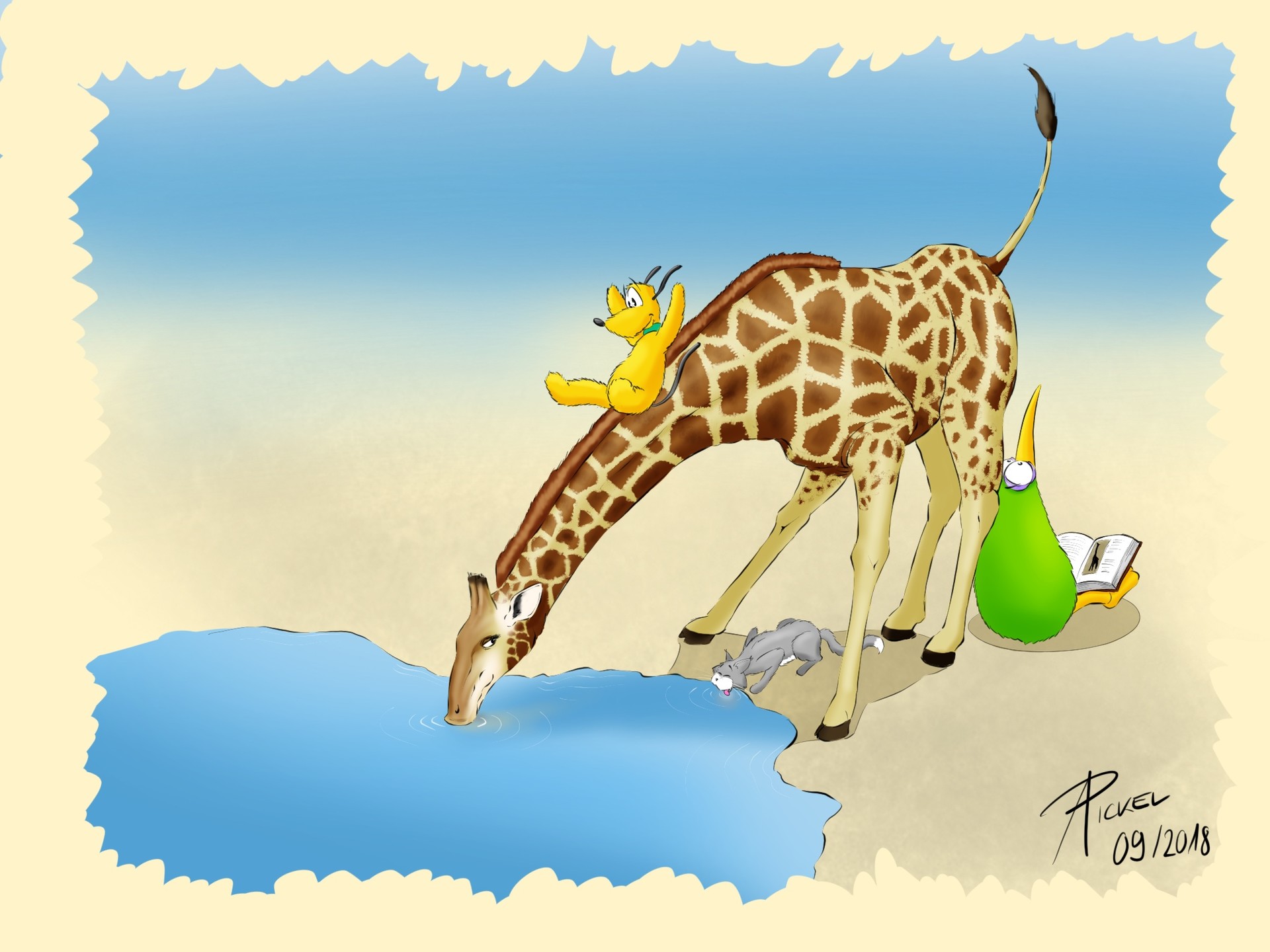 Andreas Pickel - Day 44 - Giraffe