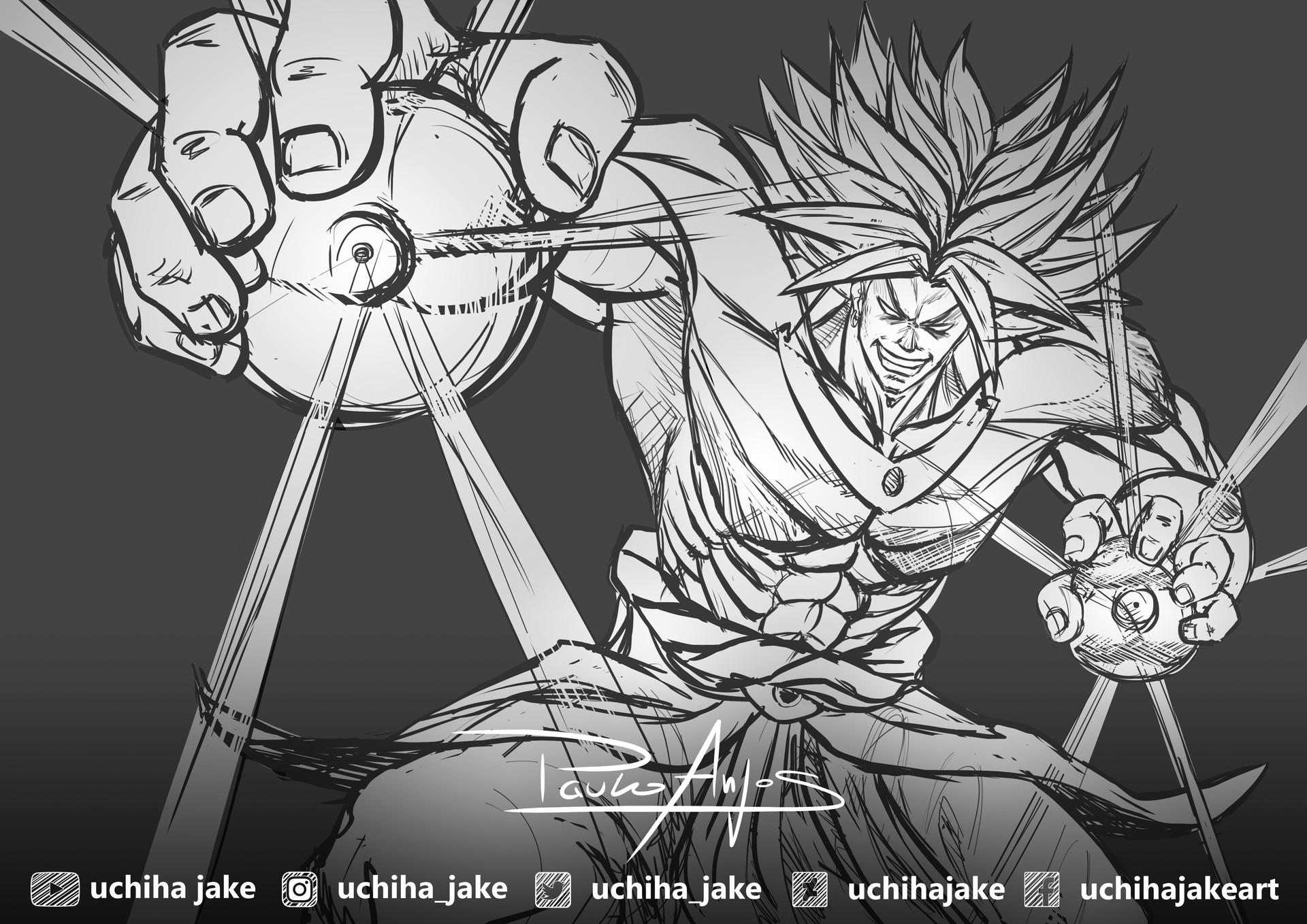 Artstation Broly The Legendary Super Sayain Paulo Anjos