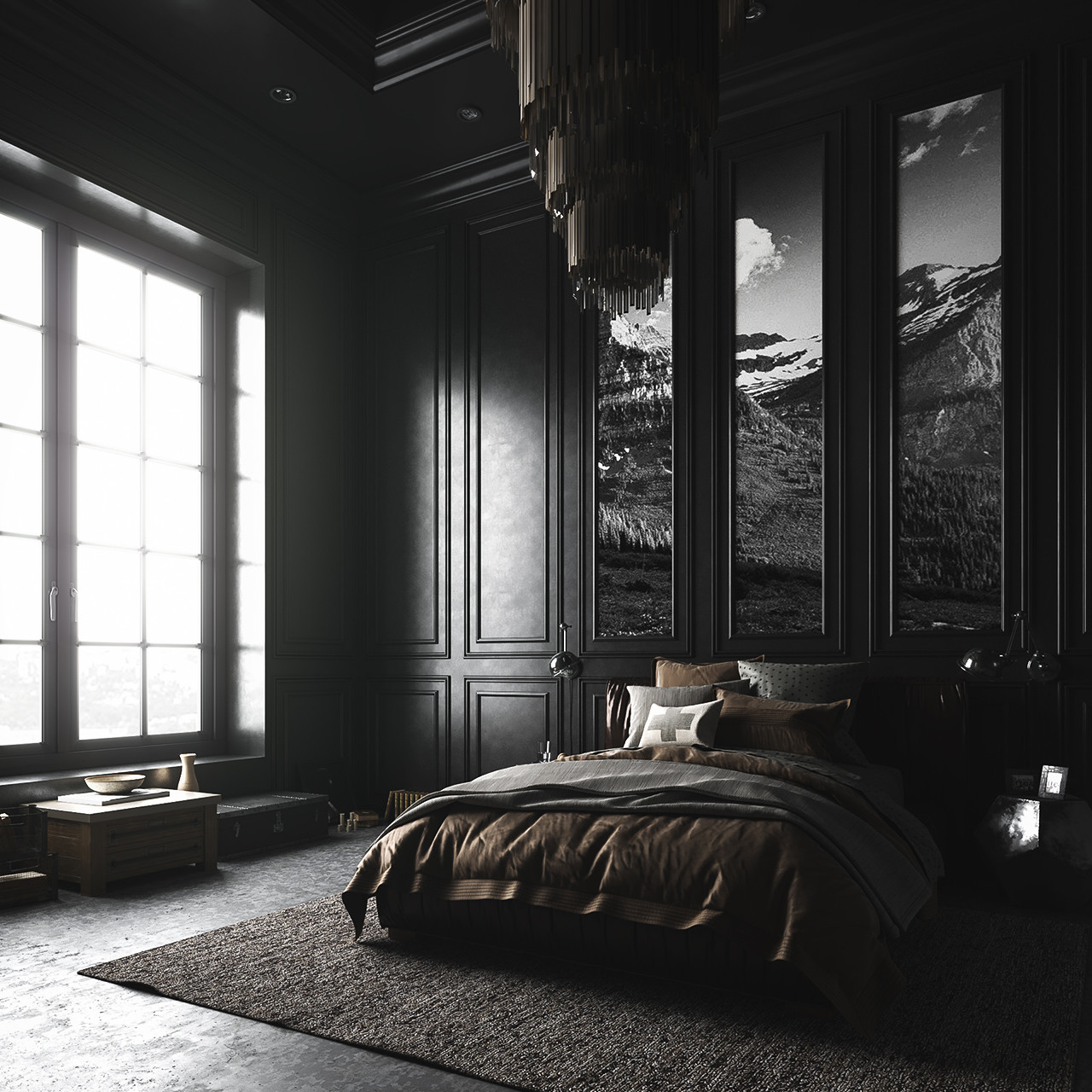 Dark Bedroom Ideas

