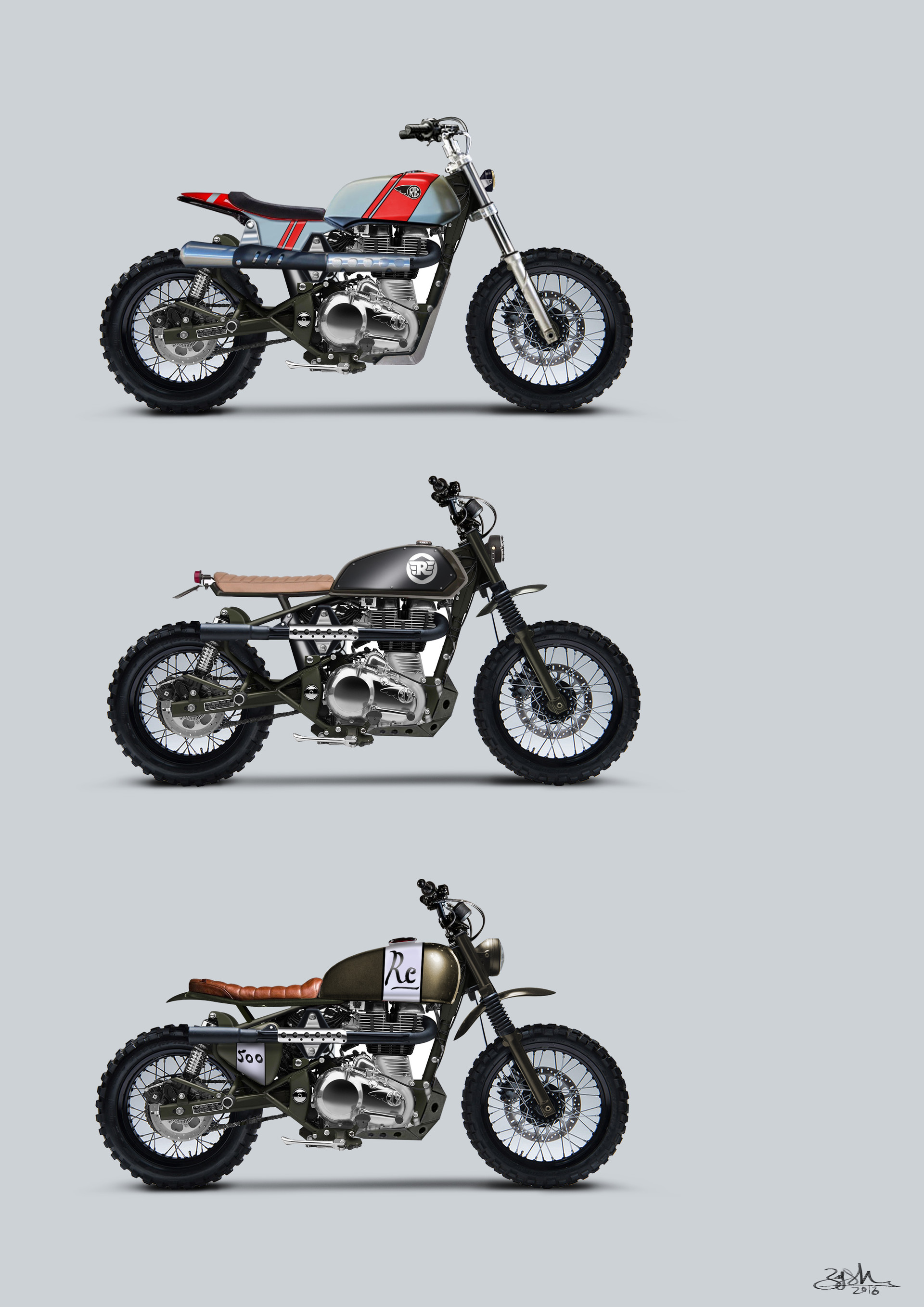 royal enfield scrambler bike