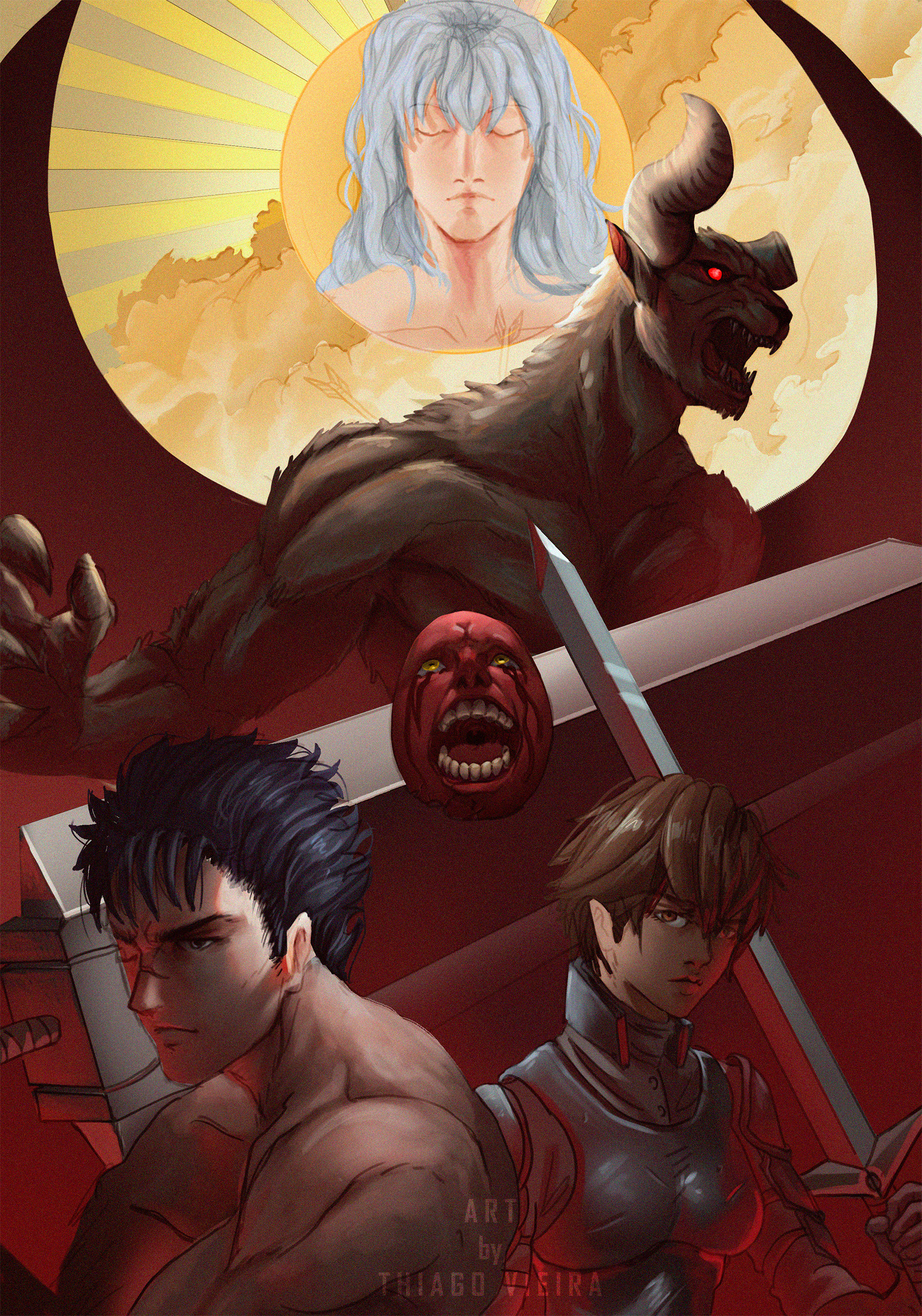 Artstation Berserk Thiago Vieira First finished project on zbrush! artstation berserk thiago vieira