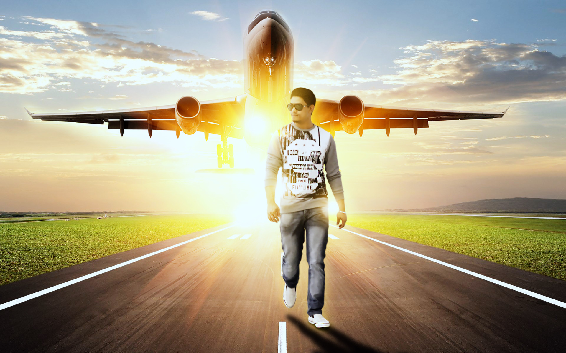 Habib Ok - Flight Movie Poster Design