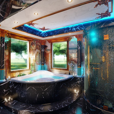 Alireza khoshpayam interior design 12 luxury bathroom