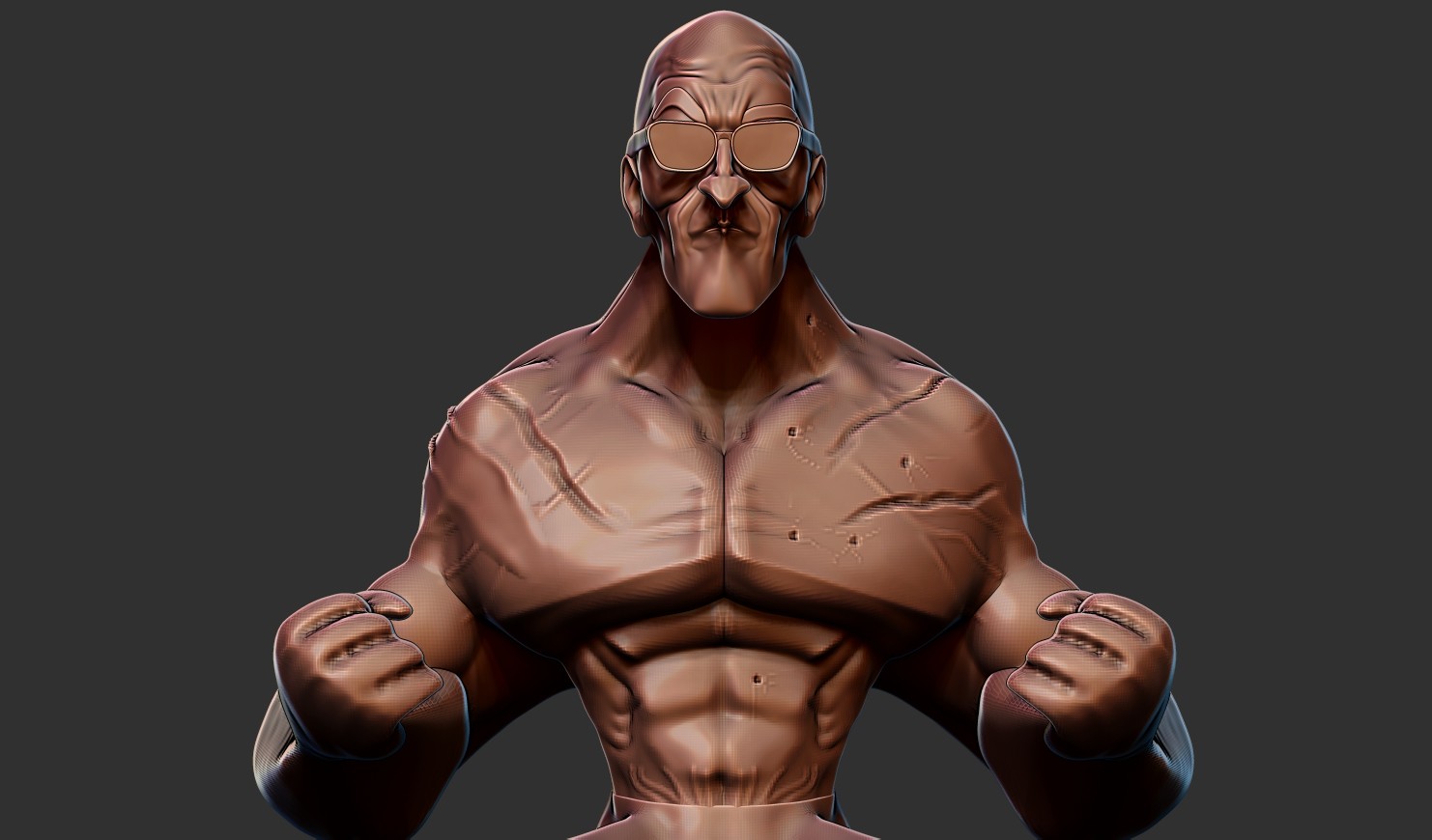 Artstation Dragonball Master Roshi Chinda Pa
