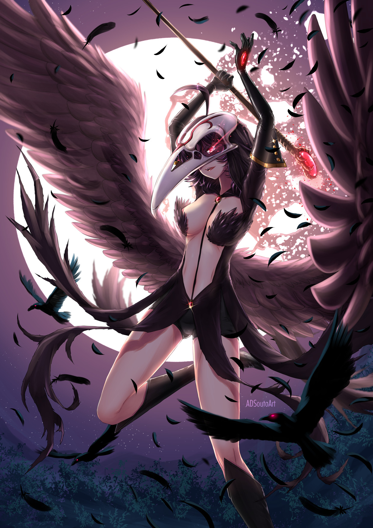 ArtStation - Remnants Raven Witch