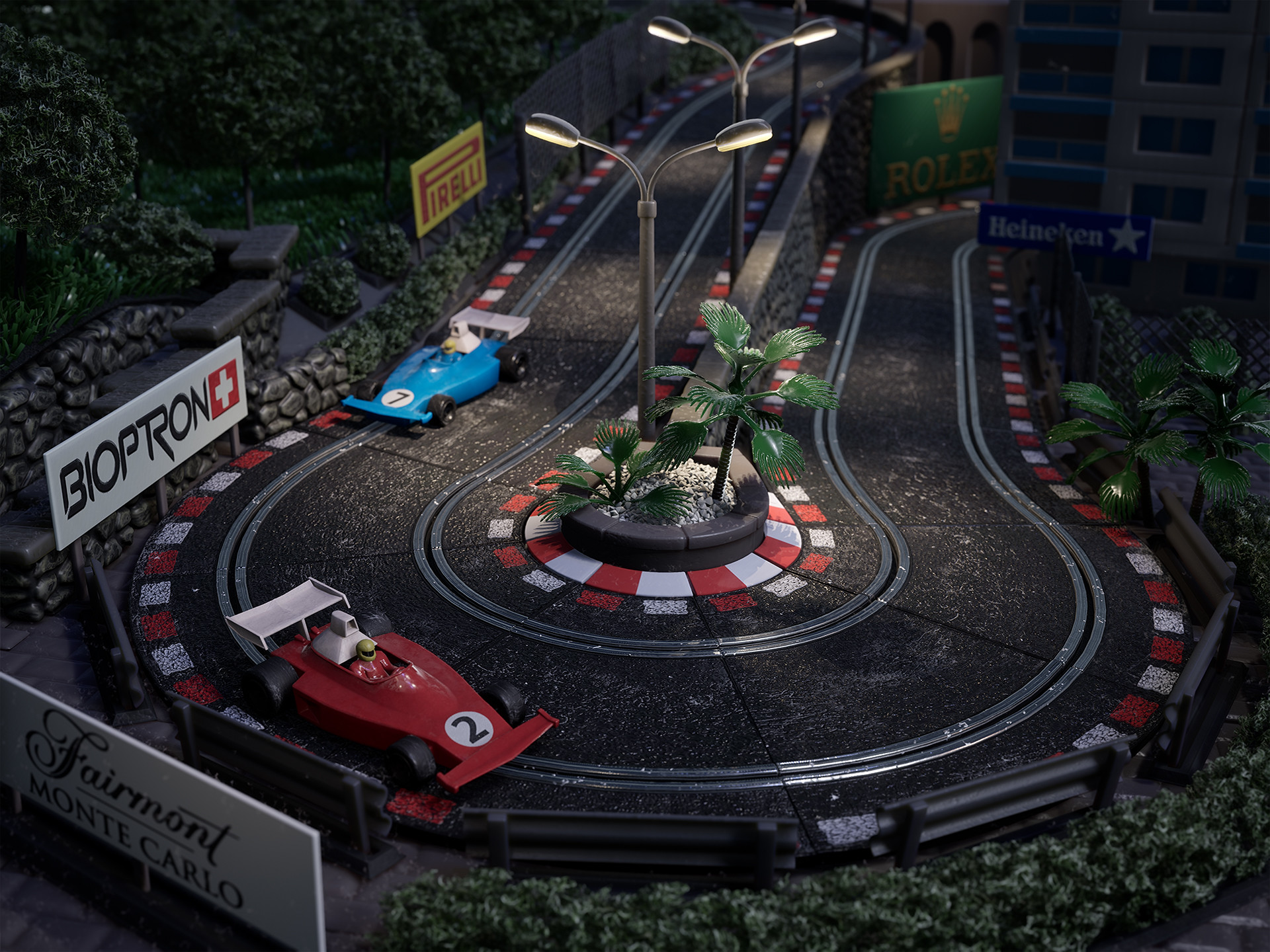 Miniature race car tracks discount