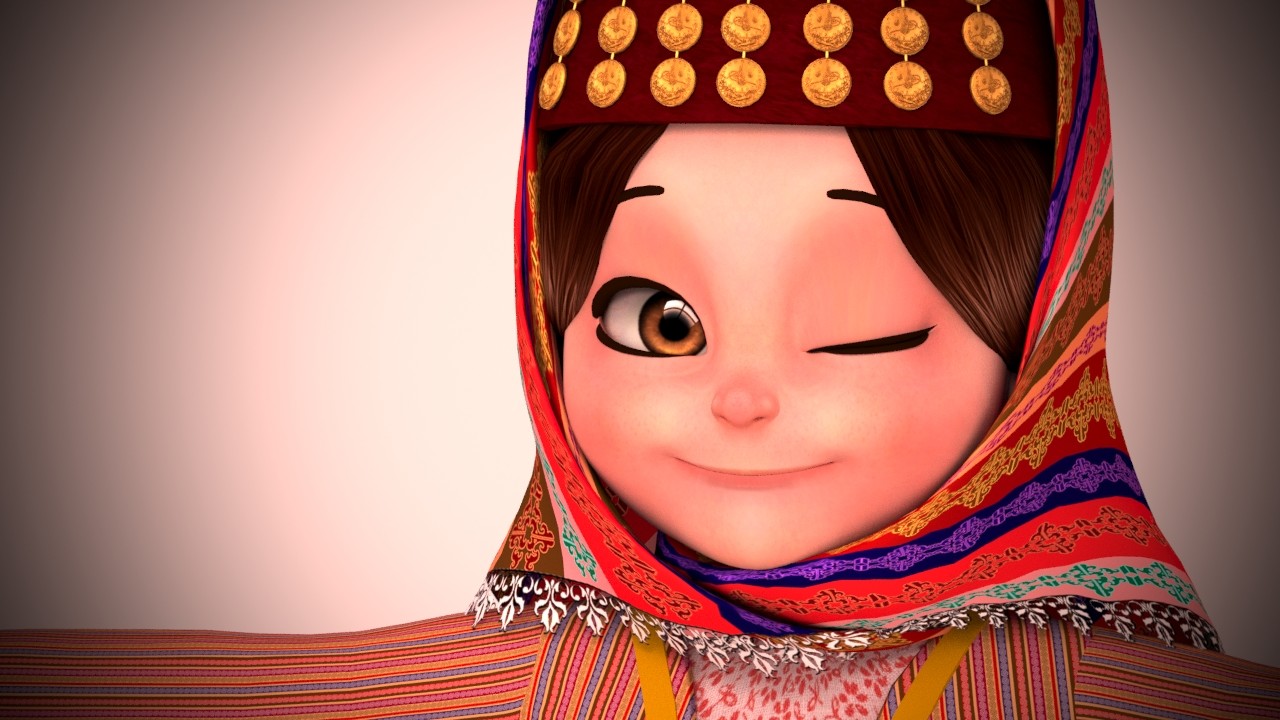 artstation yoruk kizi 3d hayalet