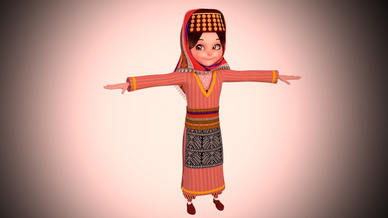 artstation yoruk kizi 3d hayalet