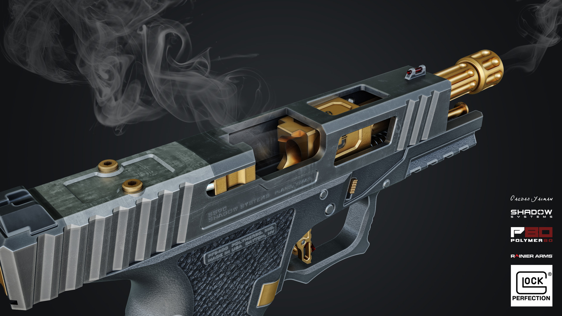 Cagdas Yalman Glock Custom | see more glock wallpaper, sai glock looking for the best glock wallpaper? cagdas yalman glock custom