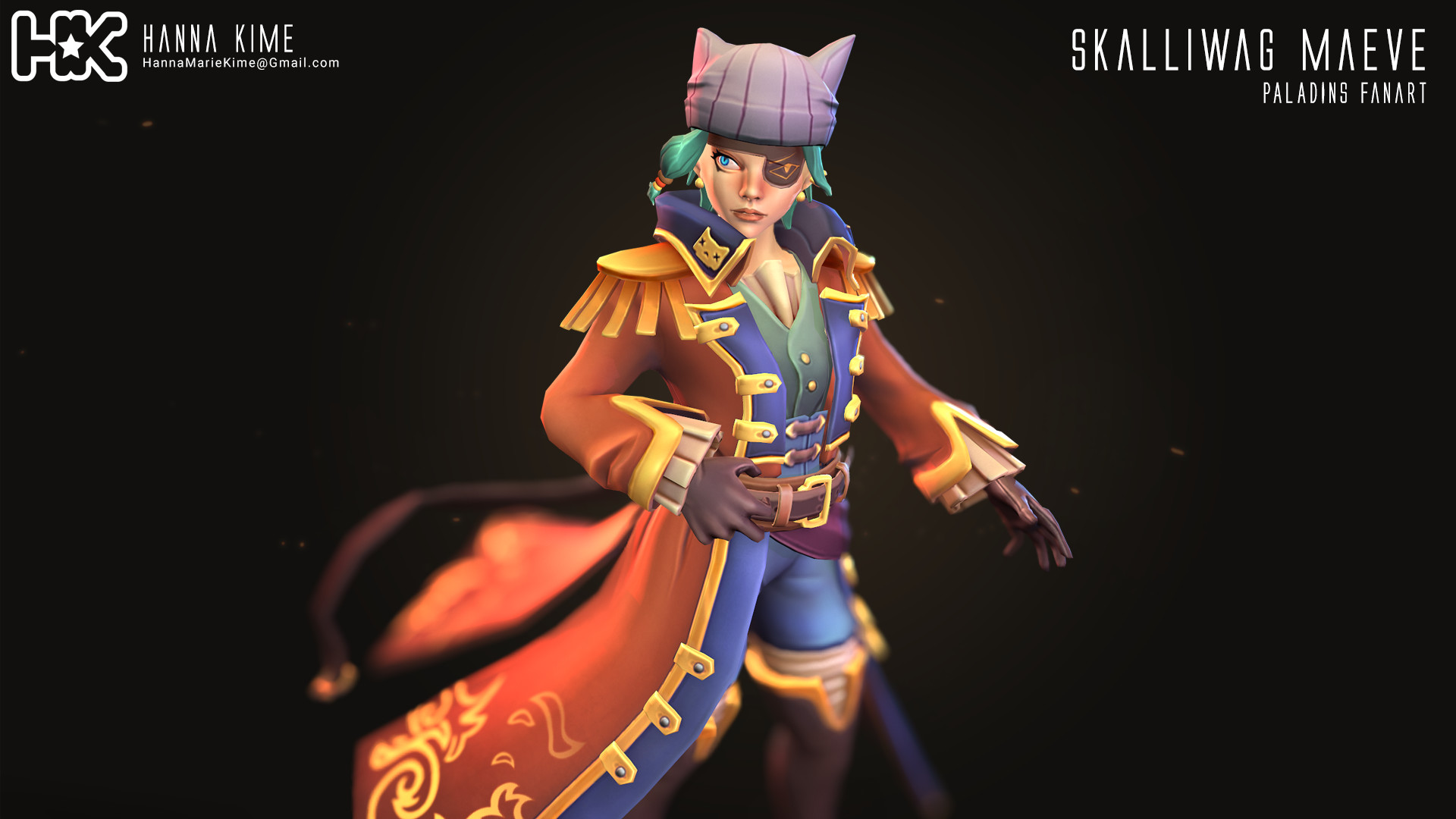 Artstation Skalliwag Maeve Fanart Hanna Kime