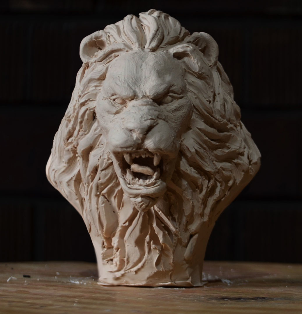ArtStation - Lion / Lioness - Plastiline