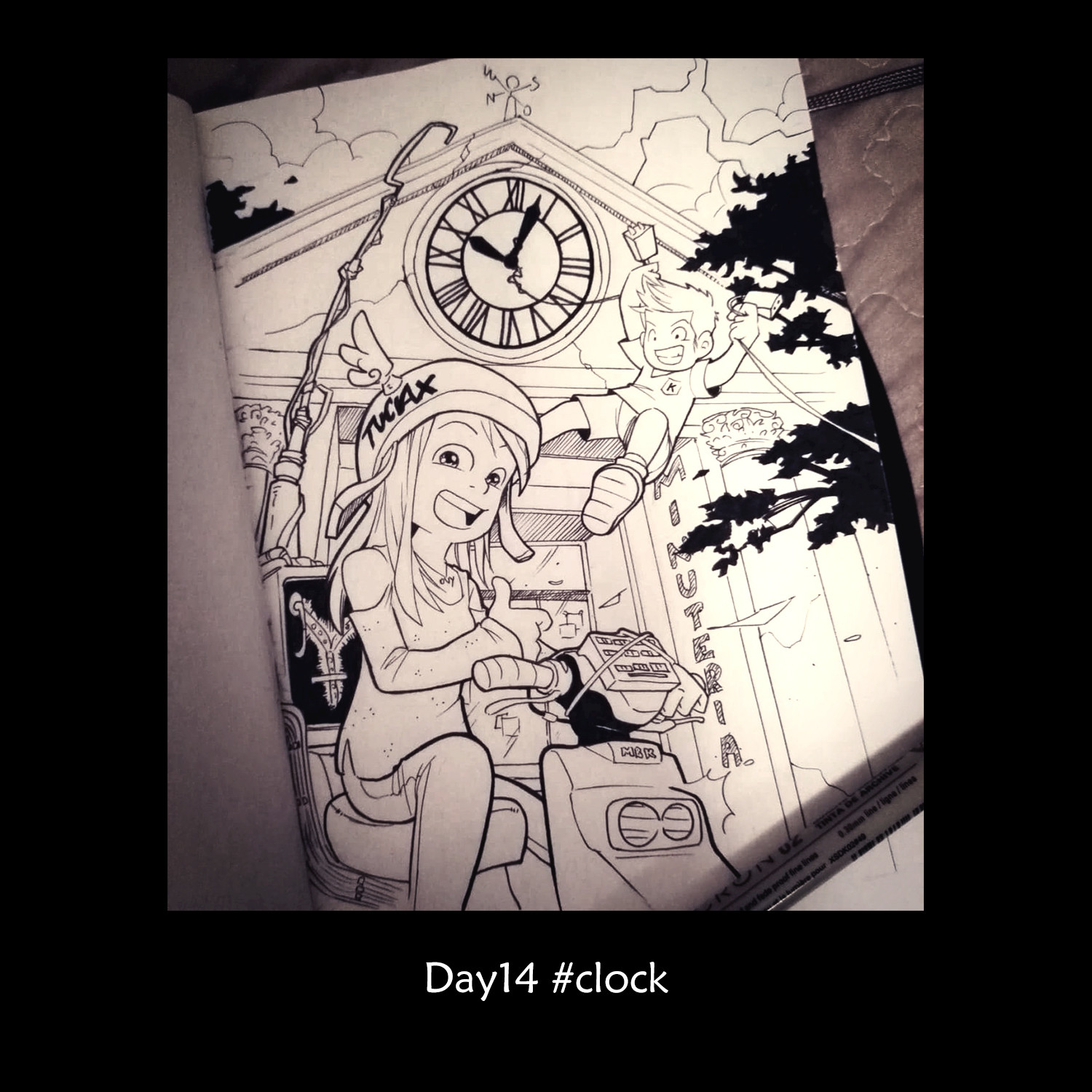 Artstation Inktober 2018 Claudia Tuci