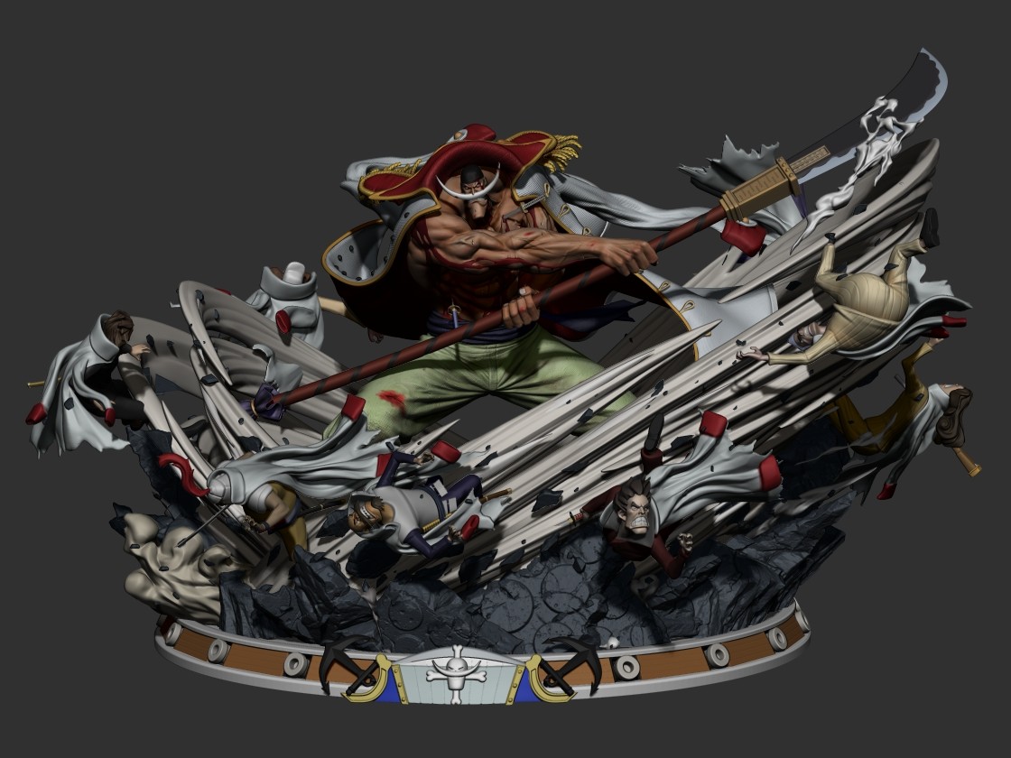 ArtStation - Edward Newgate , alias Whitebread from onpiece