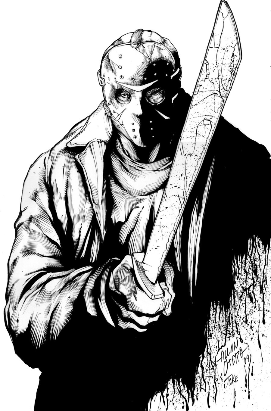 Jason Vorhees Friday the 13th Speed Paint.