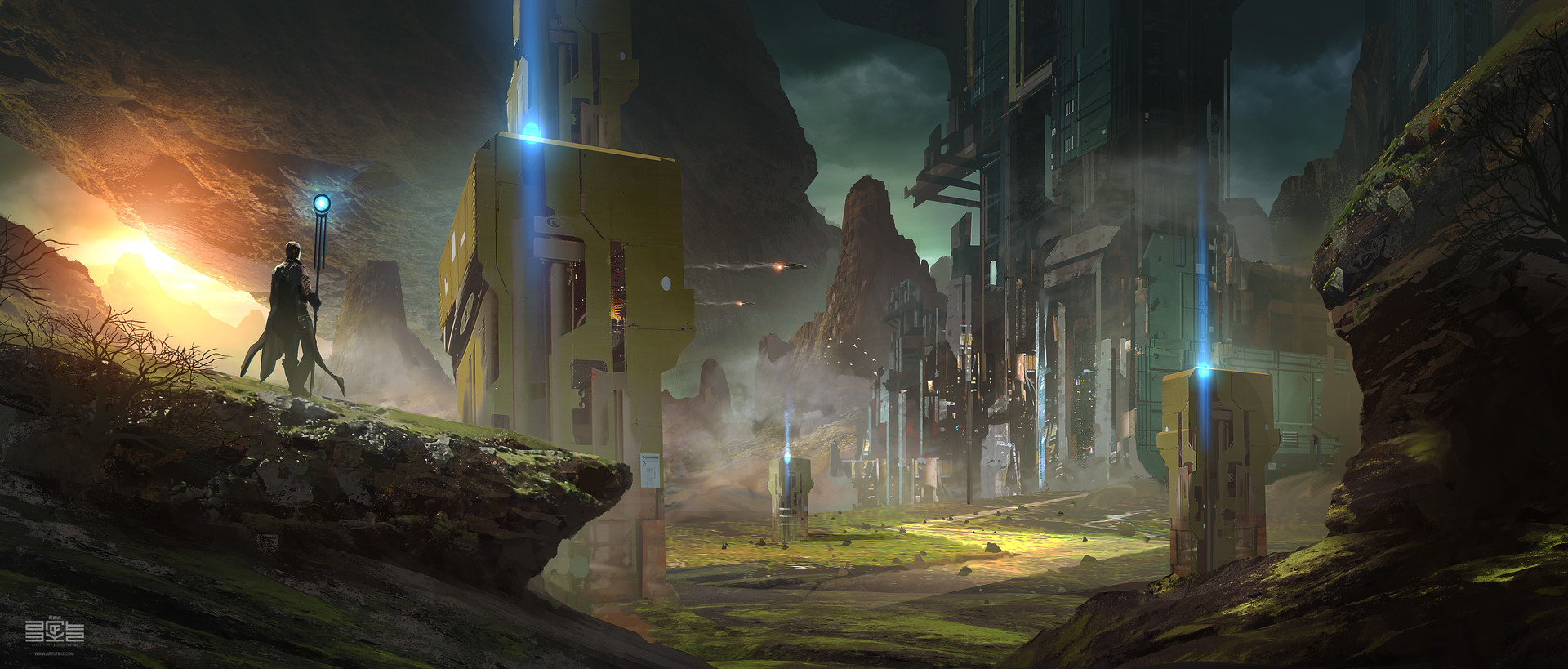 Artstation Sunset In The Future Byzwa Dher