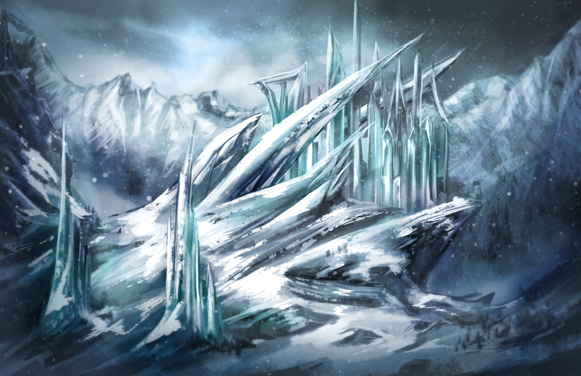 ArtStation - Castle's Ice Storm