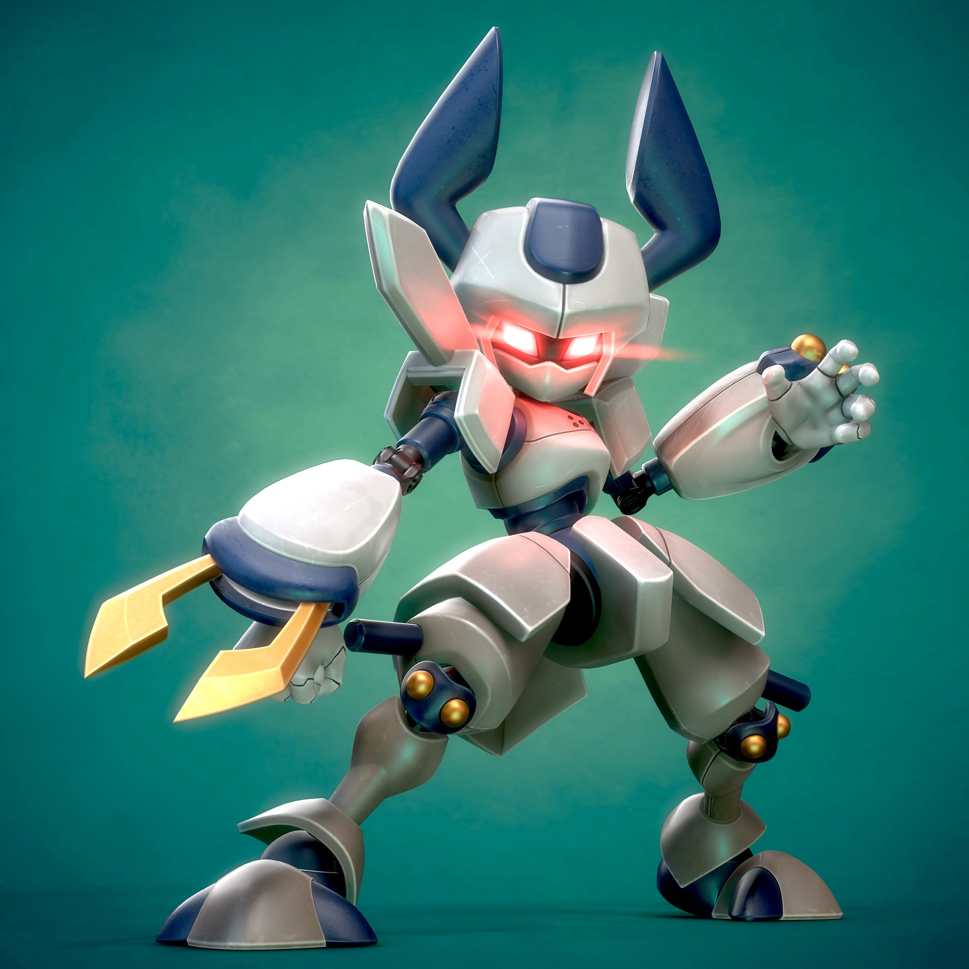 Artstation Medabots Rokusho Fan Art Hunter Mortenson
