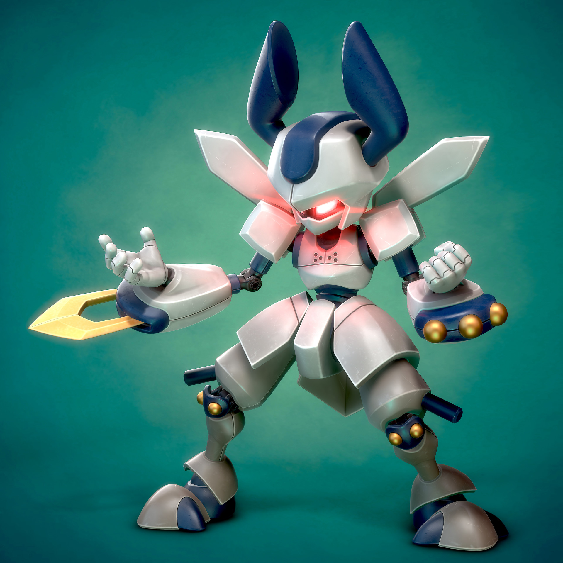 Artstation Medabots Rokusho Fan Art Hunter Mortenson