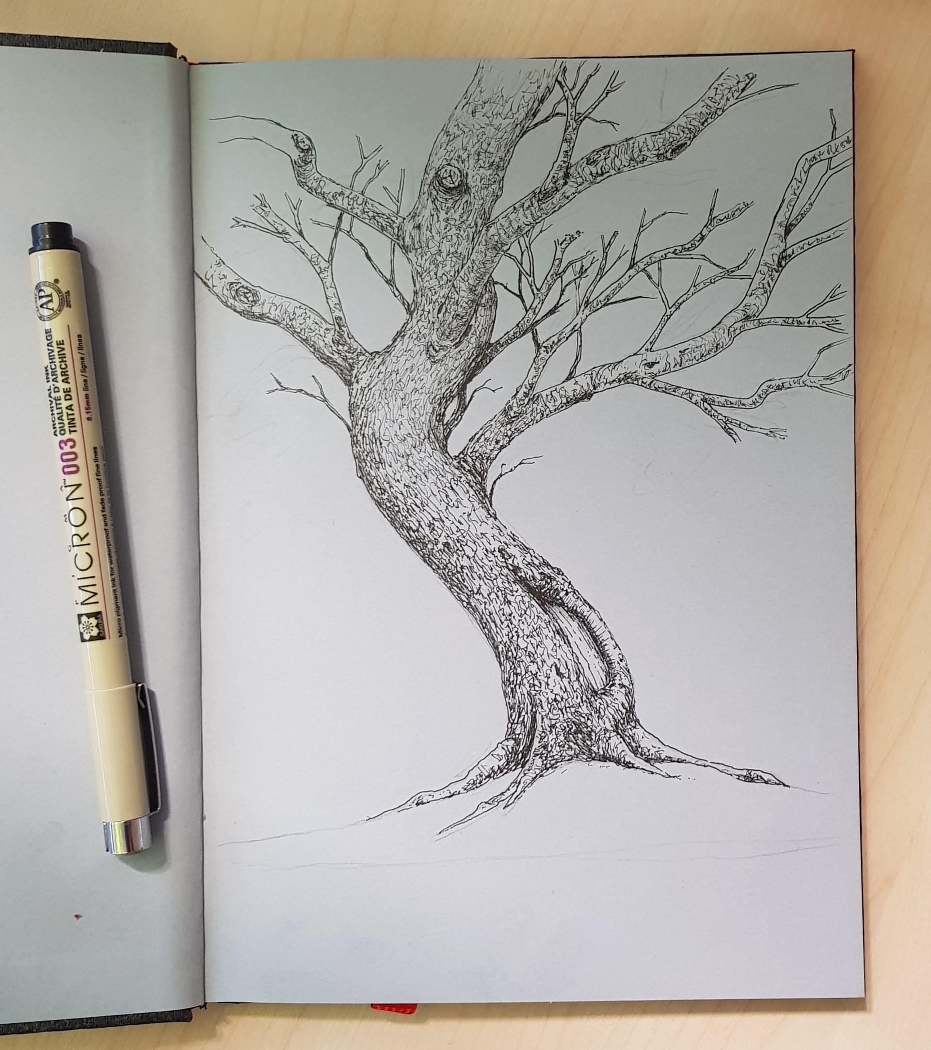 Ricky Westwood Spooky Tree Doodle
