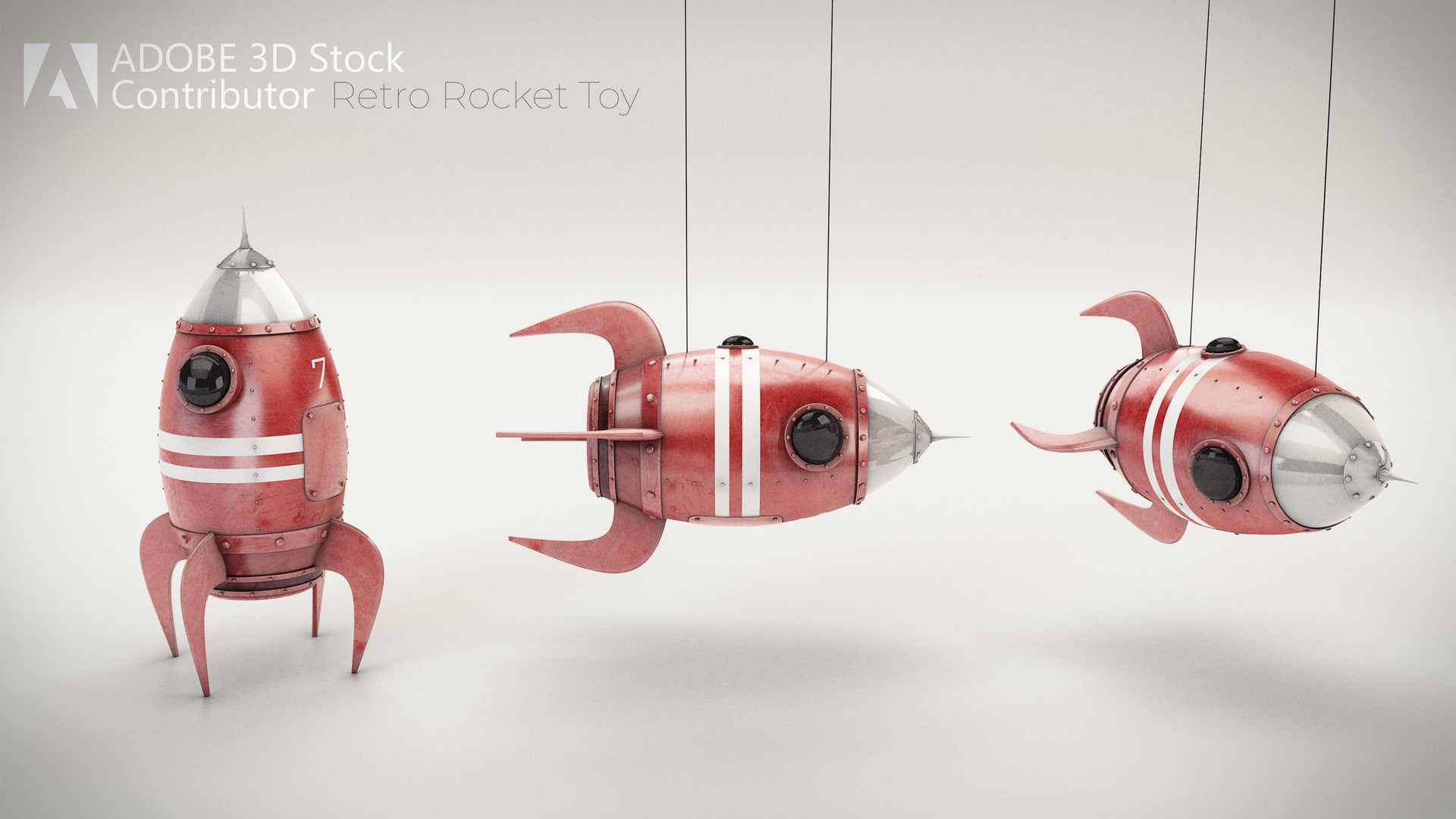 retro rocket toy
