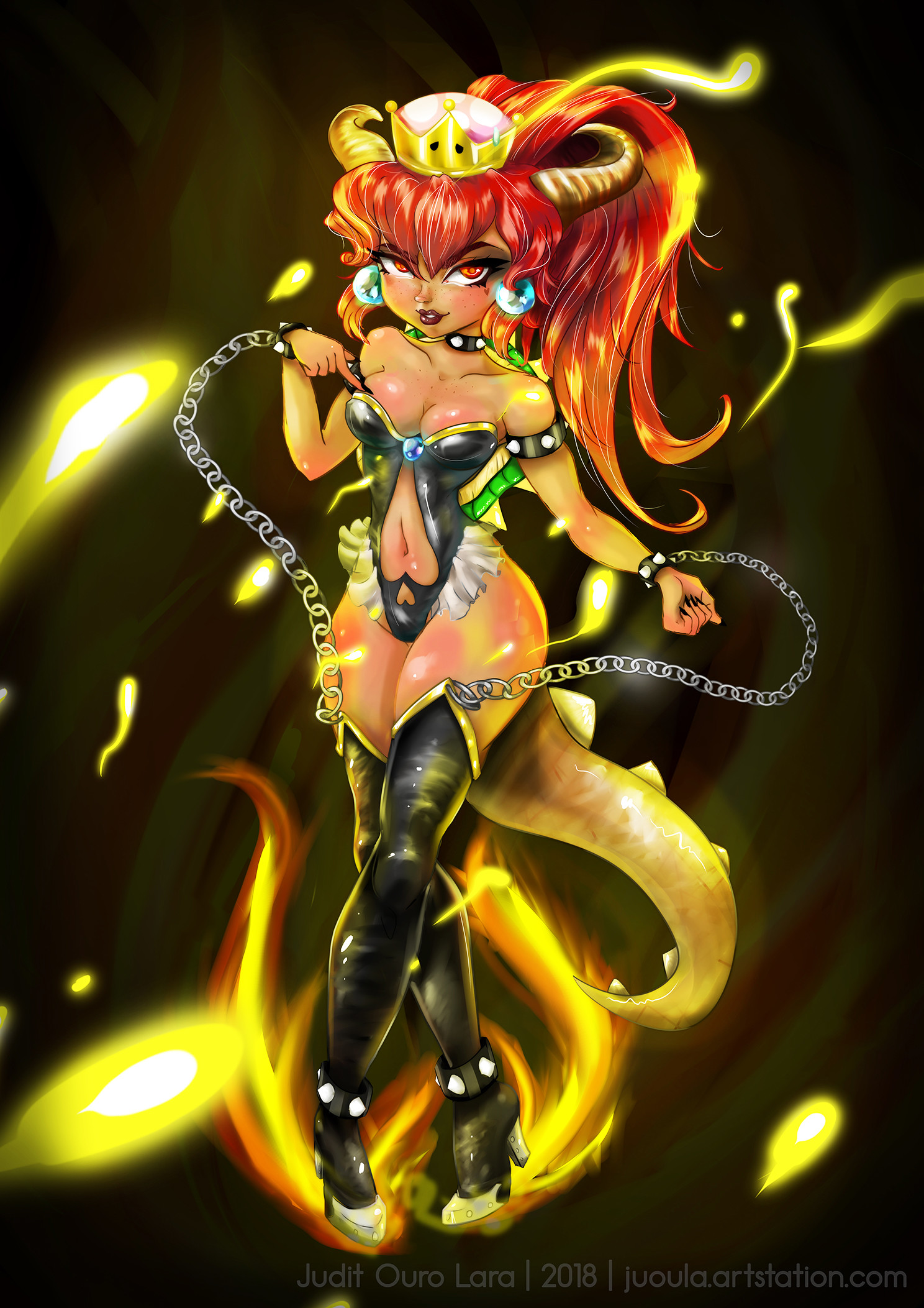 Bowsette Fanart Judit Ouro Artstation Sep 27, 2018 at 5:33 am. bowsette fanart judit ouro artstation