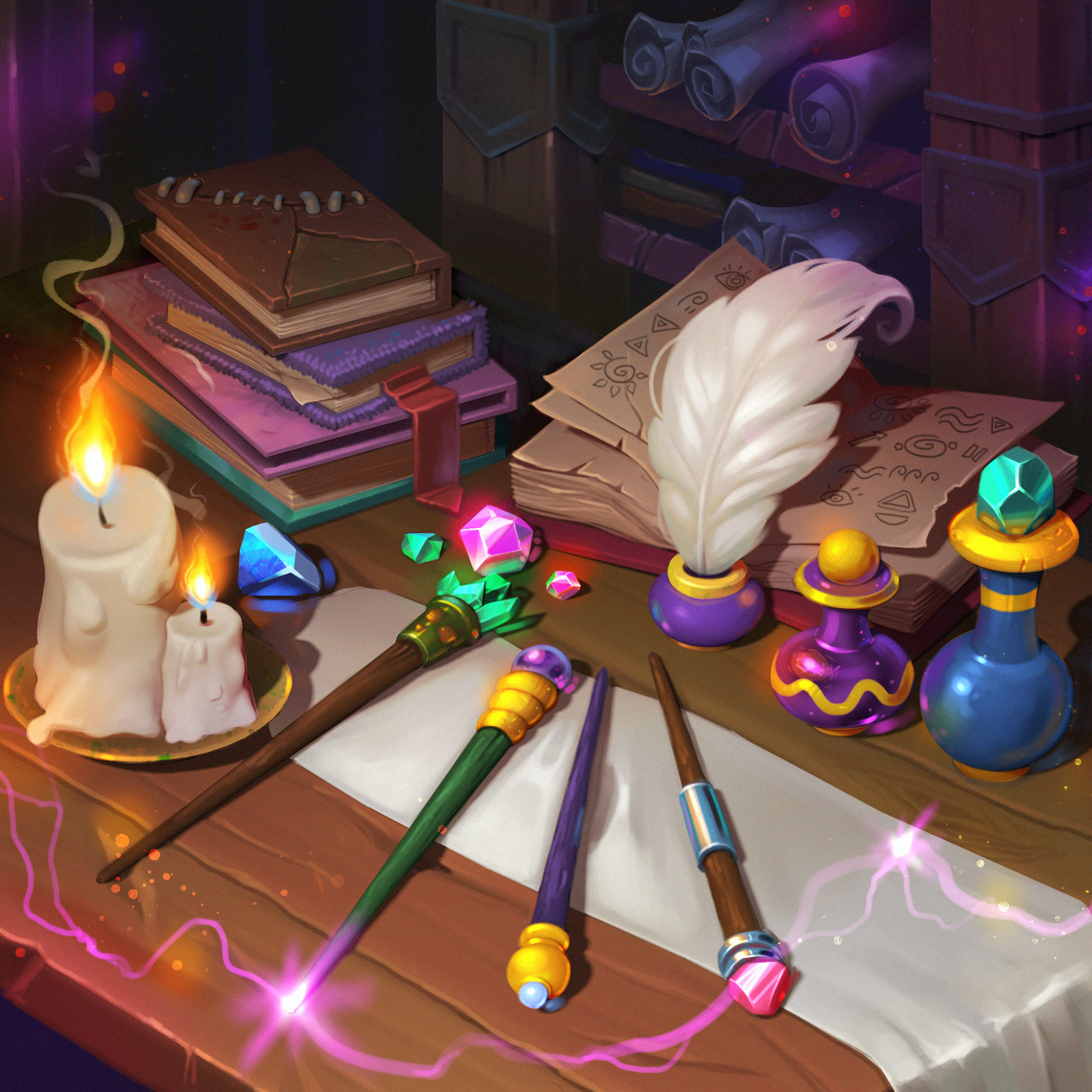 Xppen magic. Магические предметы. Волшебные вещи. Магические атрибуты. Фэнтези предметы.