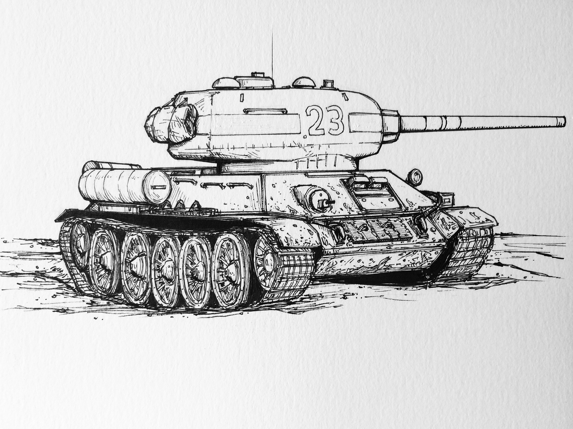 Рисунки Танка