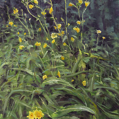 Roadside flowers -for sale 15.7x11.8" (40x30cm)