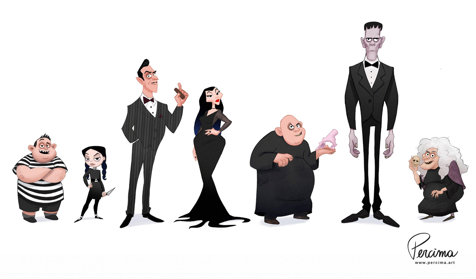 ArtStation - The Addams Family