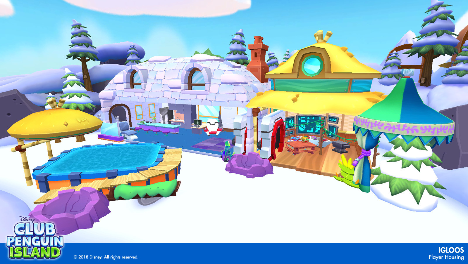 Amanda K. - Club Penguin Island: Igloo Player Housing