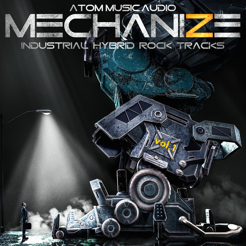 🔴 Album cover 3D Render ''Mechanize'' Vol.1 & Vol.2 by ParadoxUnlocks