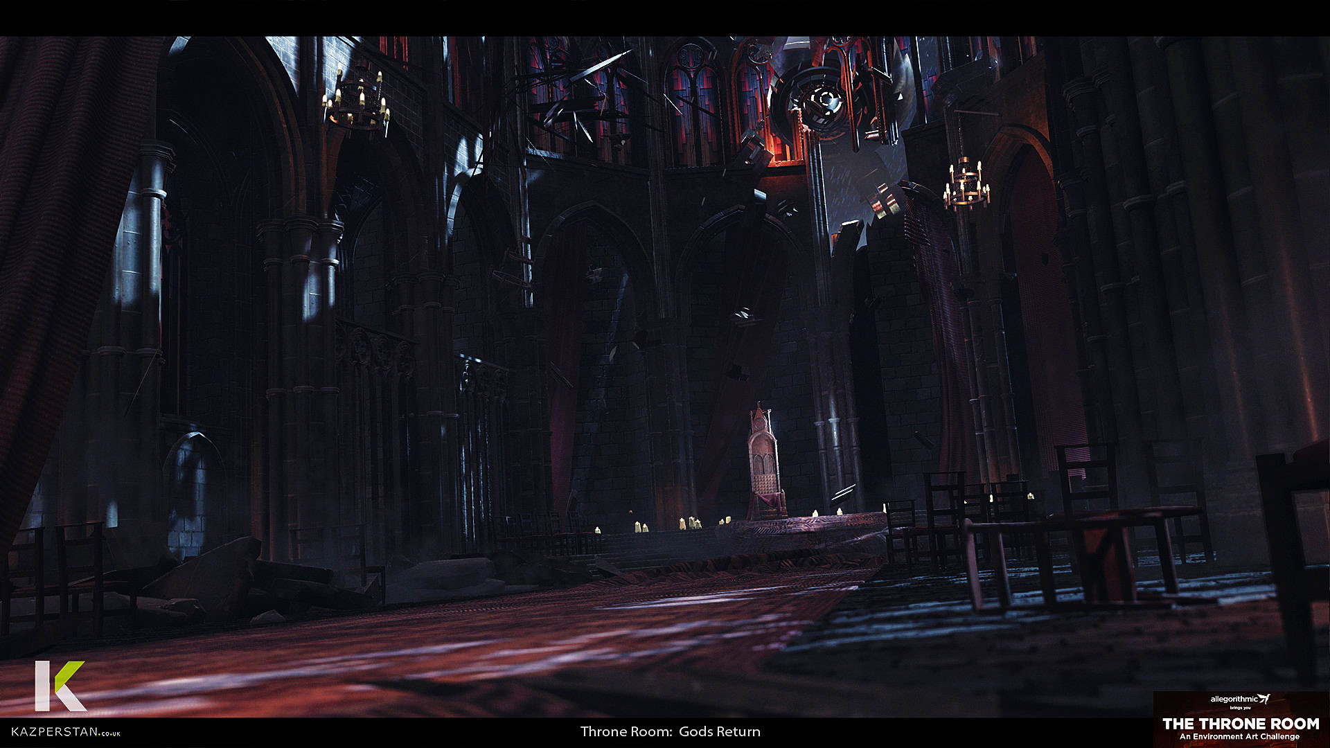 Artstation Throne Room God S Return Karen Stanley